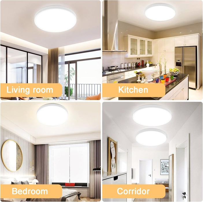 BAMDECOR Ultra - thin 25W Smart White Round Dimmable Tri - CCT Oyster Light SAA/RCM - Amazingooh Wholesale