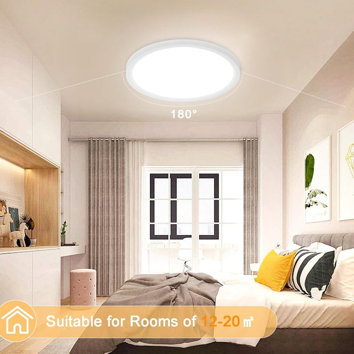 BAMDECOR Ultra - thin 25W Smart White Round Dimmable Tri - CCT Oyster Light SAA/RCM - Amazingooh Wholesale