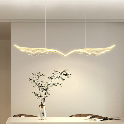 BAMDECOR Wing - Shaped LED Ceiling Light 3 - Color Changeable Stepless Dimming High Light Transmission Board Modern Lighting Fixture - Amazingooh Wholesale