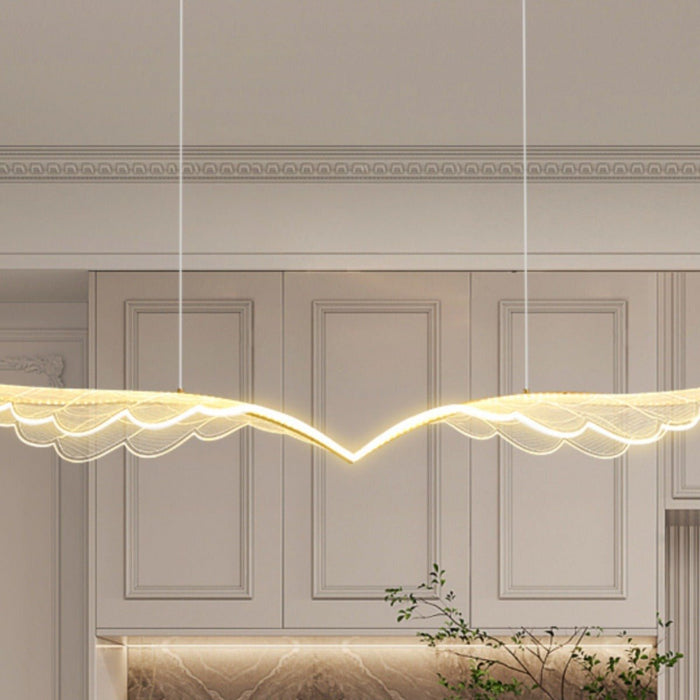 BAMDECOR Wing - Shaped LED Ceiling Light 3 - Color Changeable Stepless Dimming High Light Transmission Board Modern Lighting Fixture - Amazingooh Wholesale