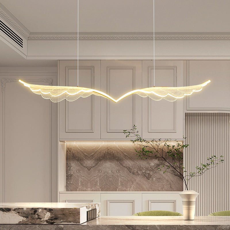 BAMDECOR Wing-Shaped LED Ceiling Light 3-Color Changeable Stepless ...