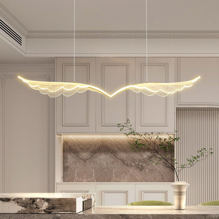 BAMDECOR Wing - Shaped LED Ceiling Light 3 - Color Changeable Stepless Dimming High Light Transmission Board Modern Lighting Fixture - Amazingooh Wholesale