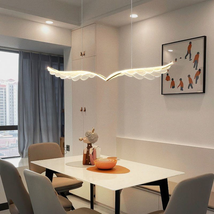 BAMDECOR Wing - Shaped LED Ceiling Light 3 - Color Changeable Stepless Dimming High Light Transmission Board Modern Lighting Fixture - Amazingooh Wholesale