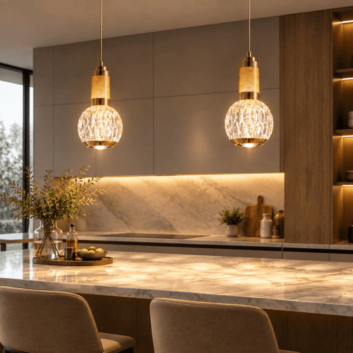 BAMDECOR XD015 Industrial Vintage Globe Mini Pendant Light for Kitchen Island Bar Bedroom Sleek Retro Contemporary - Amazingooh Wholesale