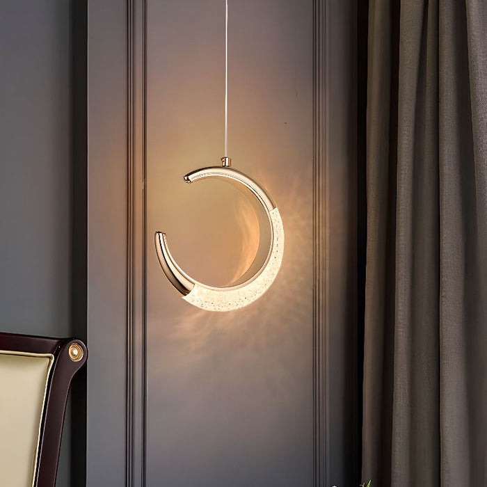 BAMDECORendant Lamp Small LED Metal Hanging Light with Adjustable Color Crystal Chandelier Moderno Style Pendant Light Fixtures Lighting Fixtures - Amazingooh Wholesale