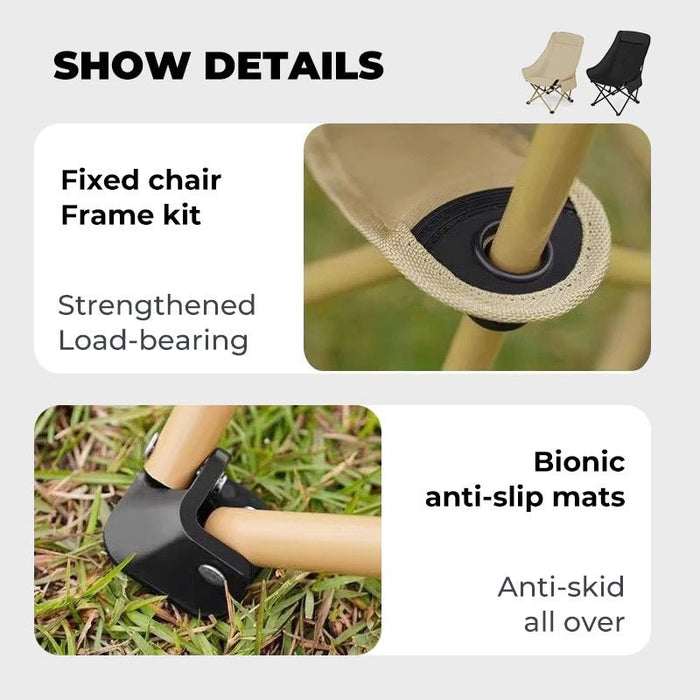 Camping Chair Folding Outdoor Portable Lightweight Fishing Beach Picnic - Amazingooh Wholesale