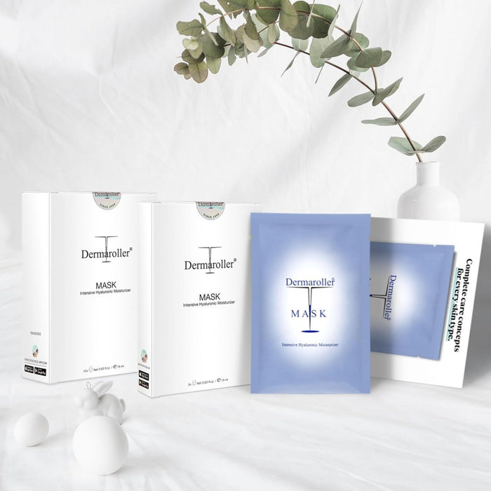 Dermaroller Mask Intensive Hyaluronic Moisturizer 10Pcs - Amazingooh Wholesale