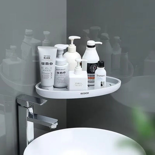 Ecoco Bathroom Corner Shower Shelf Corner Shower Caddy Shower Storage Organizer Wall Mounted for Bathroom, Kitchen, Toilet - Amazingooh Wholesale