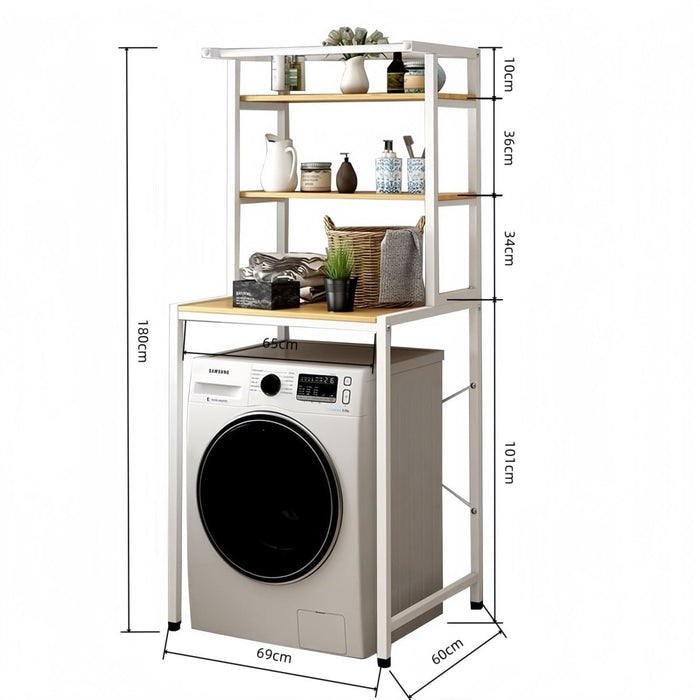 Heavy Duty 3 - Tier Over Washing Machine Storage Rack Shelf Organizer Stand - Amazingooh Wholesale