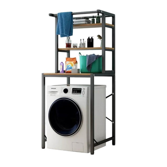 Heavy Duty Metal 3 - Tier Over Washing Machine Storage Rack Shelf Organizer Stand - Amazingooh Wholesale