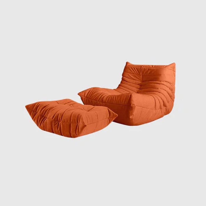High Back Single Fireside Sofa Chair Cozy Lounge Chair with Ottoman High Density Sponge Multiple Colors Comfortable and Durable - Amazingooh Wholesale