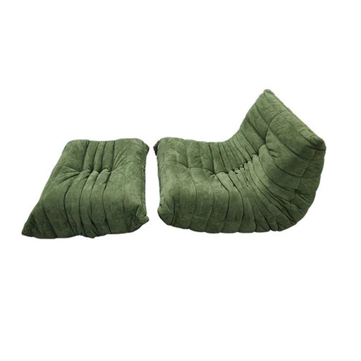 High Back Single Fireside Sofa Chair Cozy Lounge Chair with Ottoman High Density Sponge Multiple Colors Comfortable and Durable - Amazingooh Wholesale