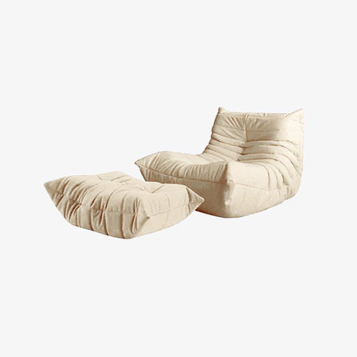 High Back Single Fireside Sofa Chair Cozy Lounge Chair with Ottoman High Density Sponge Multiple Colors Comfortable and Durable - Amazingooh Wholesale