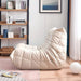 High Back Single Fireside Sofa Chair Cozy Lounge Chair with Ottoman High Density Sponge Multiple Colors Comfortable and Durable - Amazingooh Wholesale