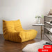 High Back Single Fireside Togo Sofa Chair Cozy Lounge Chair with Ottoman High Density Sponge Multiple Colors Comfortable and Durable (Yellow) - Amazingooh Wholesale