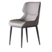 Italian Minimal List Dining Chairs PU Retro Chair Cafe Kitchen Modern Metal Legs x2 - Amazingooh Wholesale