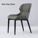 Italian Minimal List Dining Chairs PU Retro Chair Cafe Kitchen Modern Metal Legs x2 - Amazingooh Wholesale