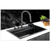 Kitchen Sink 304 Stainless Steel Nano Raindance Waterfall Sink with Pull - Out Tap, Chopping Board, Cup Washer Domestic Single Bowl Big Sink Set Integrated Sinks - Amazingooh Wholesale
