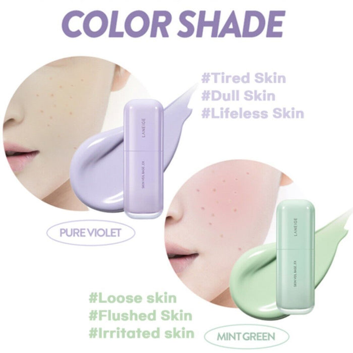Laneige Skin Veil Base 30ml #60 Mint Green - Amazingooh Wholesale