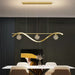 Luxury Hand Blown Glass LED Pendant Light 100cm Adjustable 3 Color Dimmable Remote Control for Dining Bar Living Room - Amazingooh Wholesale