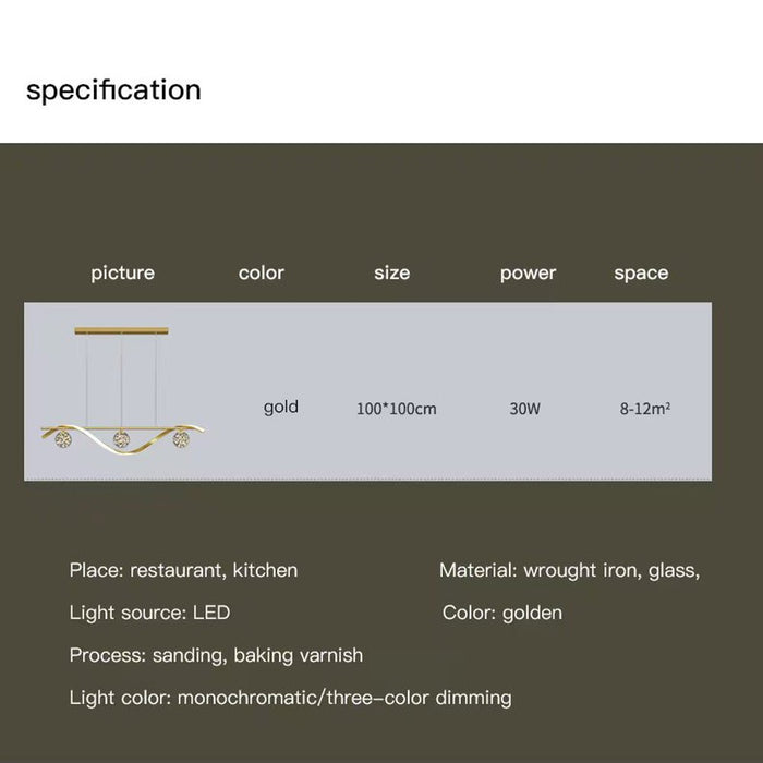 Luxury Hand Blown Glass LED Pendant Light 100cm Adjustable 3 Color Dimmable Remote Control for Dining Bar Living Room - Amazingooh Wholesale