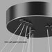 Minimalist LED Pendant Light Adjustable Circular Chandelier for Living Room and Dining Room - Amazingooh Wholesale