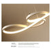 Modern Chandelier Infinity LED Pendant Light Adjustable 3 Color Dimmable Remote Control for Dining Bar Living Room 120cm - Amazingooh Wholesale