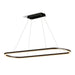 Modern Minimalist Oval Pendant Light Adjustable LED Chandelier for Dining Room, Bar, and Office - Amazingooh Wholesale