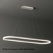 Modern Minimalist Oval Pendant Light Adjustable LED Chandelier for Dining Room, Bar, and Office - Amazingooh Wholesale