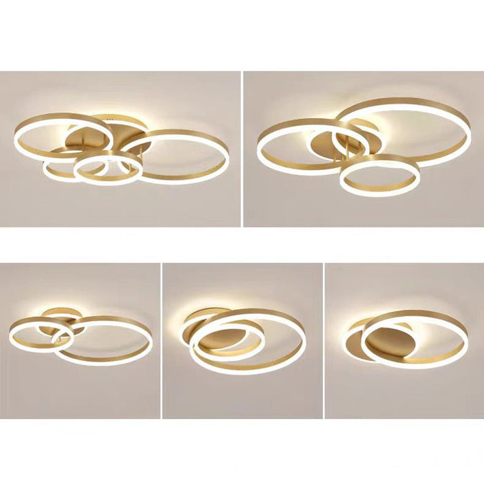 Modern Minimalist Round LED Ceiling Light Adjustable 3 - Color Modes for Bar, Dining Room, Office - Amazingooh Wholesale