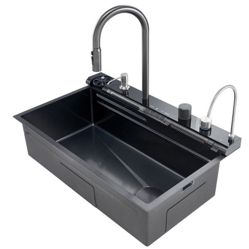 NEW Coming Soon 2024 Integrated Waterfall Kitchen Sink Honeycomb Technology Large Digitial Display Stainless Steel Water Filter Cup Washer (Copy) - Amazingooh Wholesale