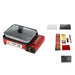 Portable Gas Stove Burner Butane BBQ Camping Gas Cooker Red Color With Non Stick Plate - Amazingooh Wholesale
