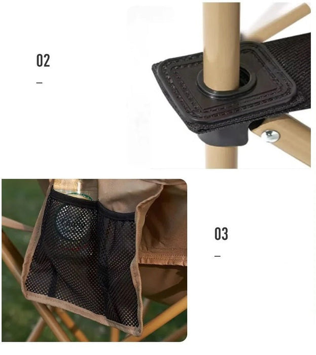 RAZOJESS Moon Chair for Outdoor Camping Fishing Picnic (Green/Sky Blue/Khaki) (Copy) - Amazingooh Wholesale