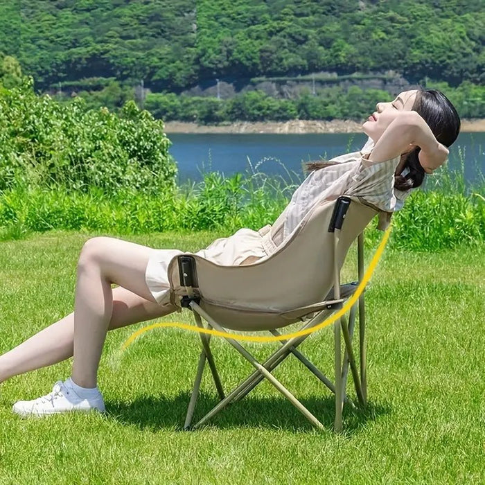 RAZOJESS Moon Chair for Outdoor Camping Fishing Picnic (Green/Sky Blue/Khaki) (Copy) - Amazingooh Wholesale