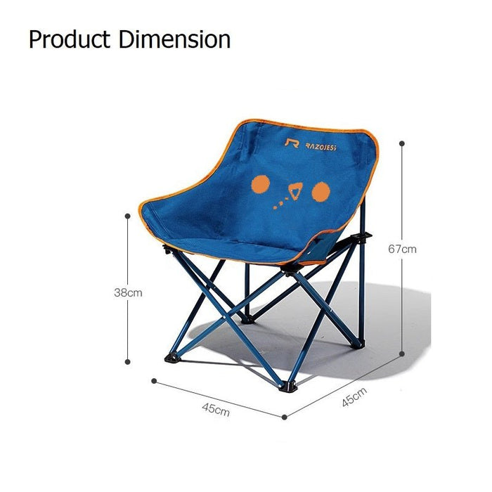 RAZOJESS Moon Chair for Outdoor Camping Fishing Picnic (Green/Sky Blue/Khaki) (Copy) - Amazingooh Wholesale