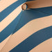 Retro Up Lounge Chair Ball and Chain Accent Chair with Ottoman Striped Upholstery High - Density Foam - Amazingooh Wholesale