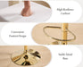 SERENITà 2x Velvet Bar Stools with Braided Back Elegant Kitchen High Chairs, Kitchen Island Stools Adjustable Height Swivel Bar Chairs with Gold Legs for Home - White - Amazingooh Wholesale