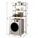 SERENITà Heavy Duty Front Load 3 - Tier Over Washing Machine Storage Rack Shelf Organizer Stand (White) - Amazingooh Wholesale