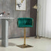 SERENITà Modern Velvet Breakfast Bar Stools Swivel Barstools Adjustable Counter Stools with Backrest Set of 2 Emarald Green - Amazingooh Wholesale