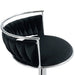 SERENITà Silver Swivel Upholstered Velvet Adjustable Height Counter Stool with Metal Frame Black (Set of 2) - Amazingooh Wholesale