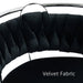 SERENITà Silver Swivel Upholstered Velvet Adjustable Height Counter Stool with Metal Frame Black (Set of 2) - Amazingooh Wholesale