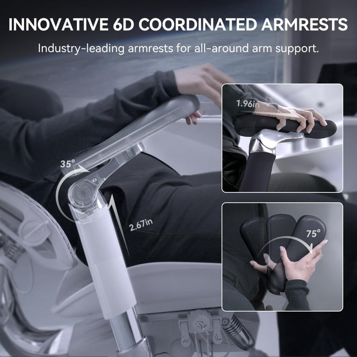 SIHOO Doro S300 Executive Ergonomic Office Chair with Footrest Black - Amazingooh Wholesale