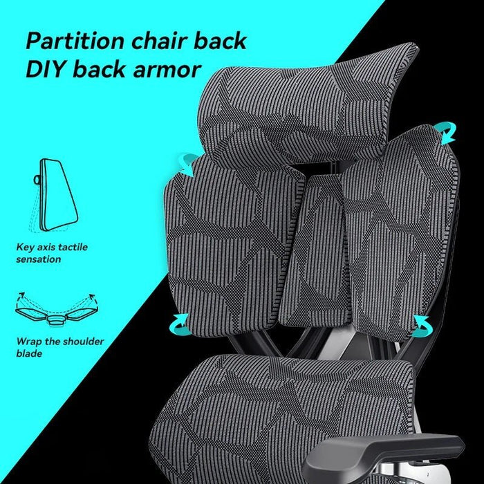 SIHOO X5 Pro Gaming Chair Grey Frame with Grey Mesh - Amazingooh Wholesale