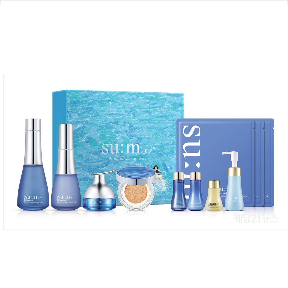 Sum37 Skin Refresh Water-full 9pcs Special Set Moisturising ...
