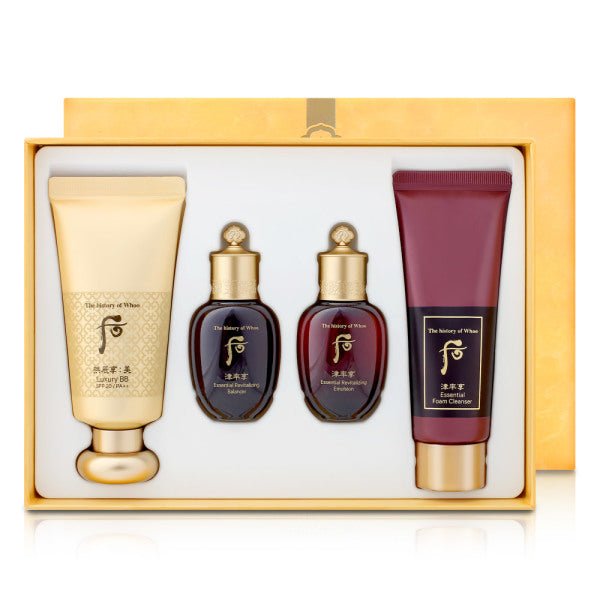 The History of Whoo Gongjinhyang:Mi Luxury BB Cream Jan. 2025 Set (4 Items) - Amazingooh Wholesale