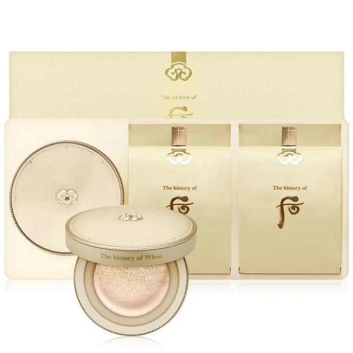 The History of Whoo Luxury Golden Cushion Glow #21 +Refill x2 Special Set - Amazingooh Wholesale