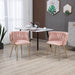 Upholstered Dining Chair Velvet Modern Chair Accent Chair Living Room Set of 2 - Amazingooh Wholesale