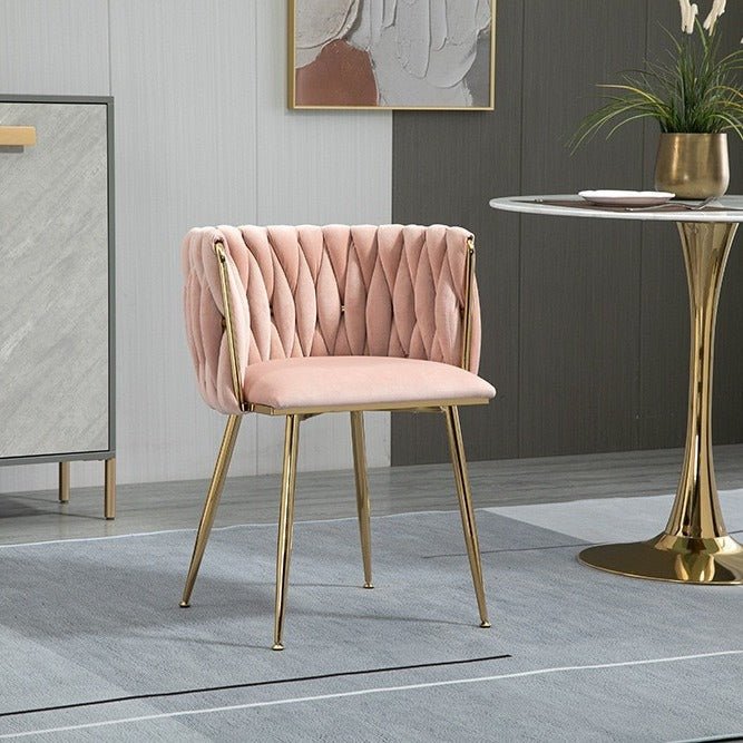 Upholstered Dining Chair Velvet Modern Chair Accent Chair Living Room Set of 2 - Amazingooh Wholesale