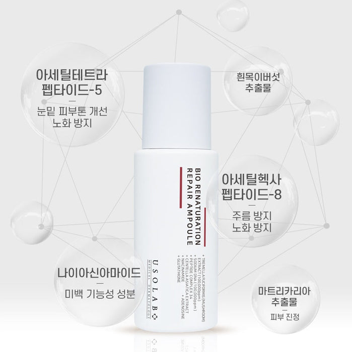 USOLAB Bio Renaturation Repair Ampoule Renewing Regenerating Serum with PDRN 50ml - Amazingooh Wholesale