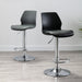 VELLUTO Bar Stools Kitchen Bar Stool Leather Barstools Swivel Gas Lift Counter Chairs BS8404 Red - Amazingooh Wholesale